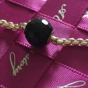 Thomas Sabo Karma bead Obsidian Faceted